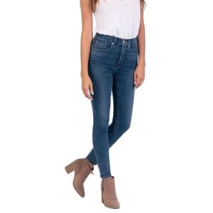 $99 Revtown High Rise‎ Skinny Jeans Dark Wash Stretch Denim Women's Size 27 Tall